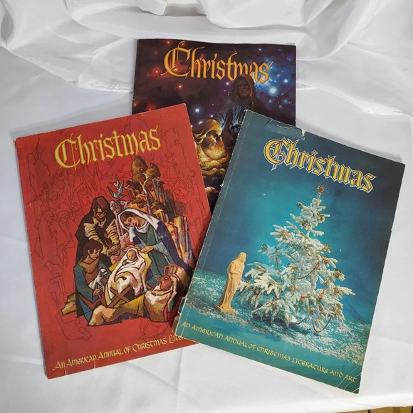 Other - 3 Christmas An American Annual Of Christmas Literature And Art 1959, 1969, 1971